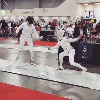 Sam in Epee Action