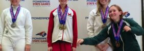 2016 Powerade State Games Womens Epee Finalists